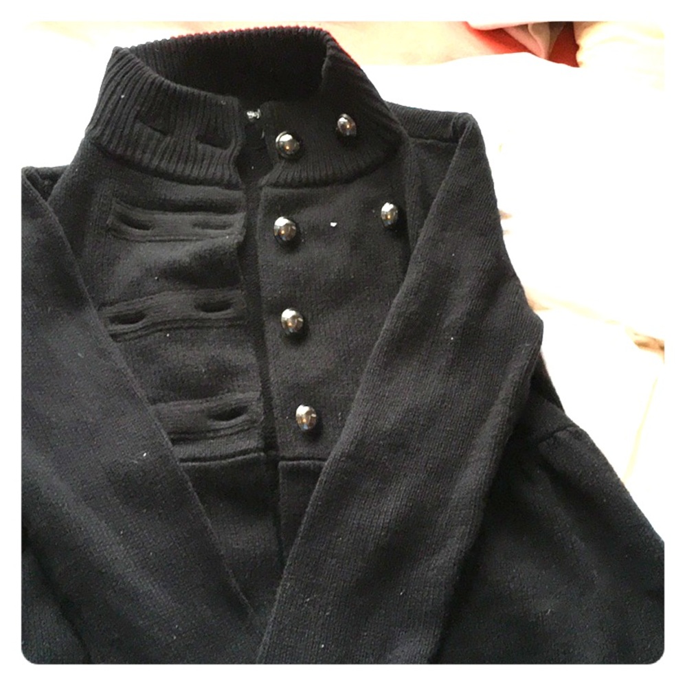 Black sweater long